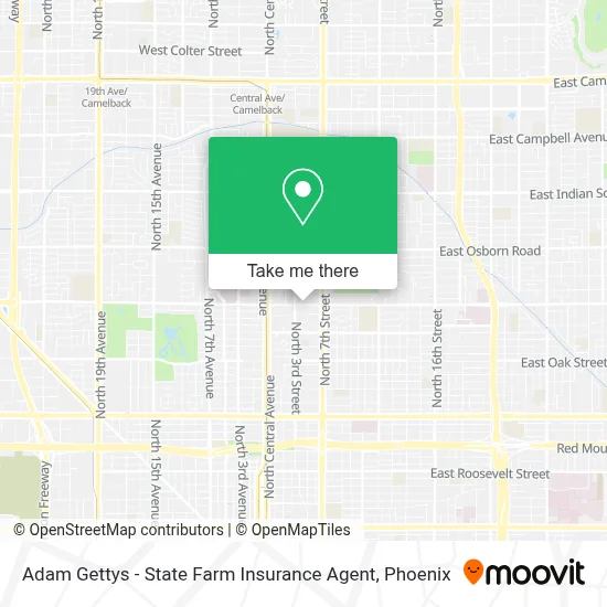 Adam Gettys - State Farm Insurance Agent map