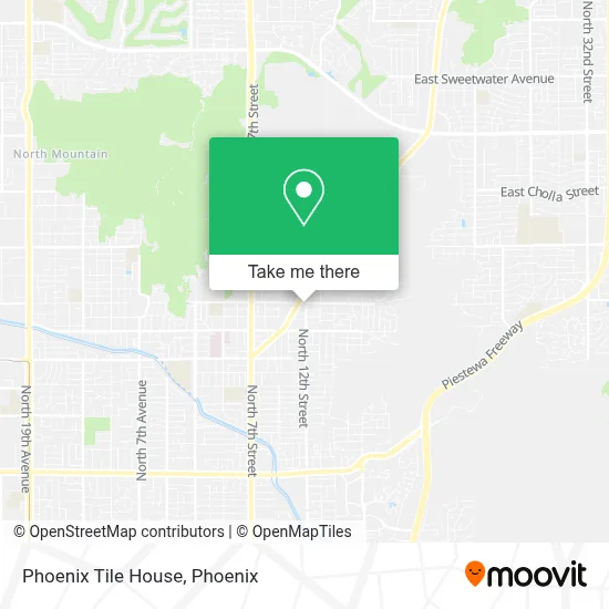 Phoenix Tile House map