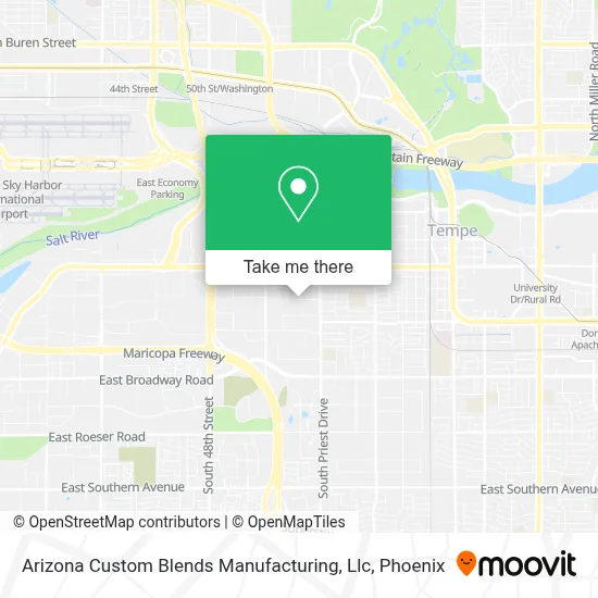 Arizona Custom Blends Manufacturing, Llc map