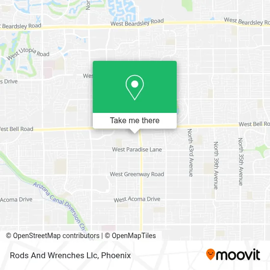 Rods And Wrenches Llc map