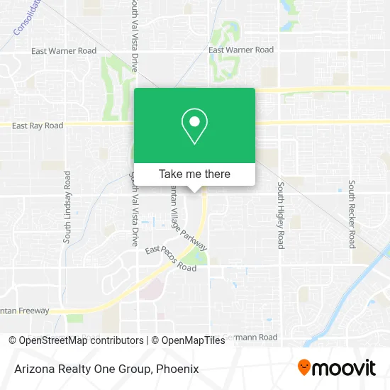 Arizona Realty One Group map