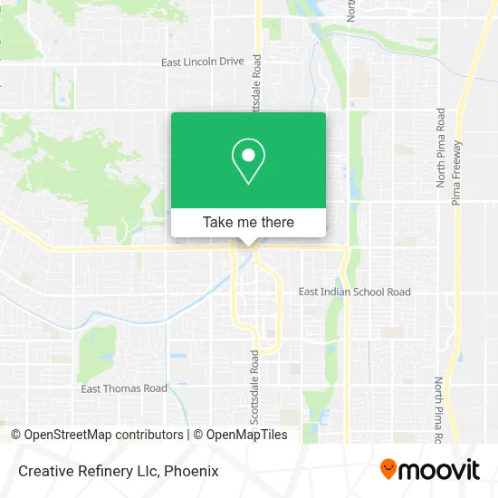 Creative Refinery Llc map