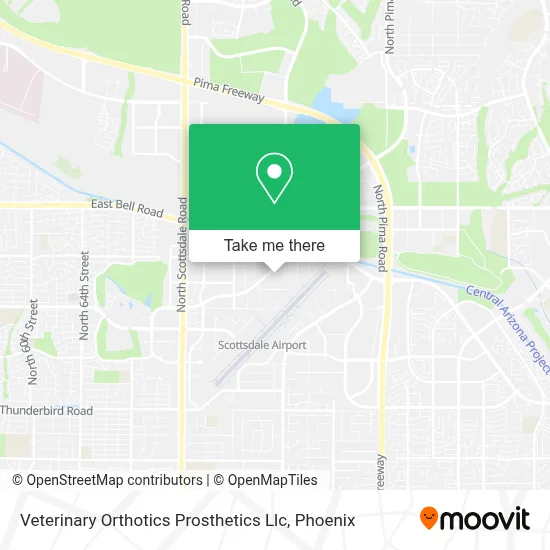 Veterinary Orthotics Prosthetics Llc map