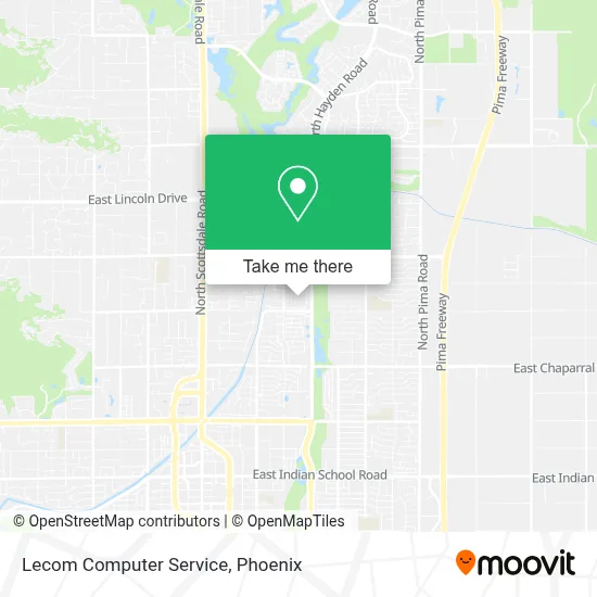 Lecom Computer Service map