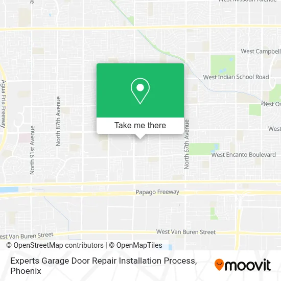 Experts Garage Door Repair Installation Process map