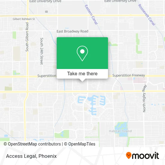 Access Legal map