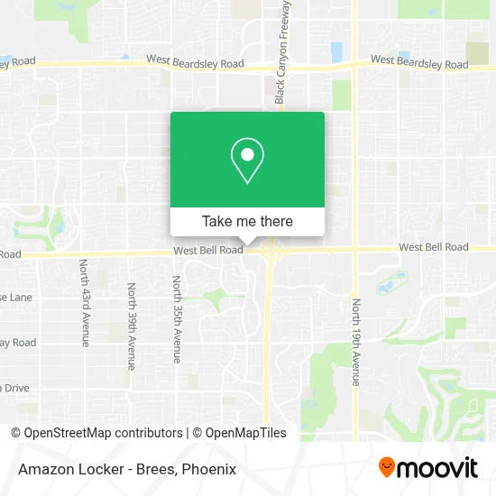 Amazon Locker - Brees map