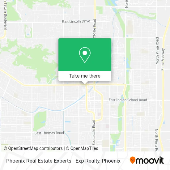 Phoenix Real Estate Experts - Exp Realty map