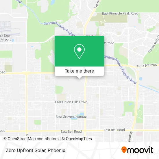 Zero Upfront Solar map