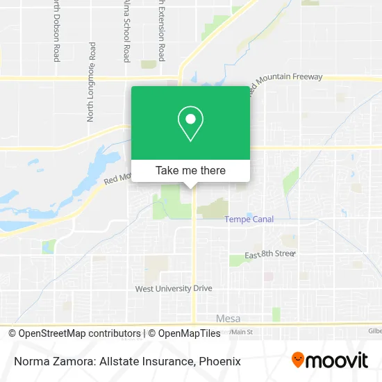 Norma Zamora: Allstate Insurance map