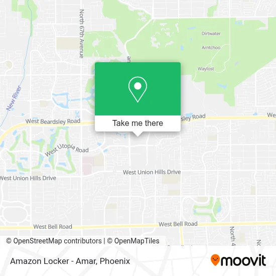 Amazon Locker - Amar map