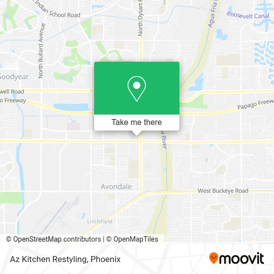 Az Kitchen Restyling map