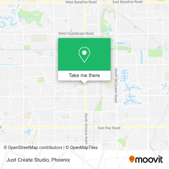 Just Create Studio map