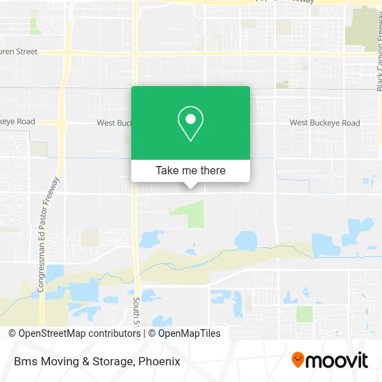 Bms Moving & Storage map