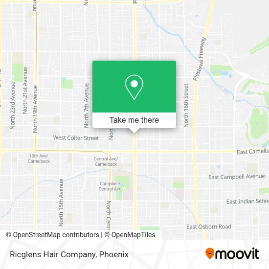 Ricglens Hair Company map