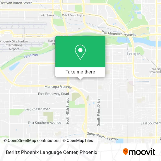 Berlitz Phoenix Language Center map