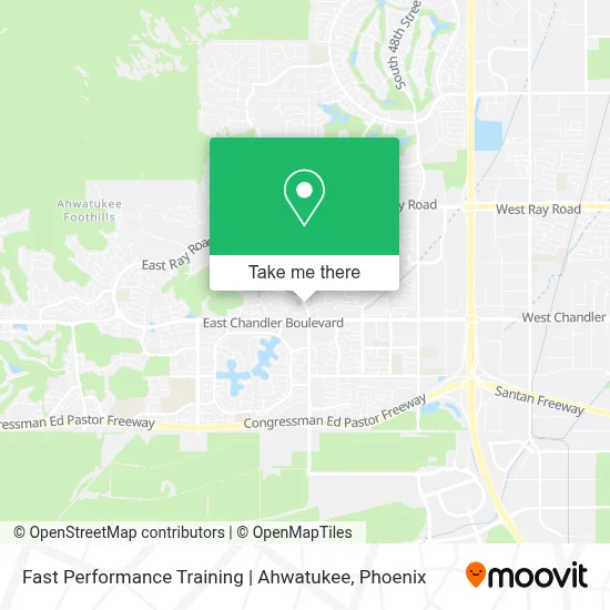 Fast Performance Training | Ahwatukee map
