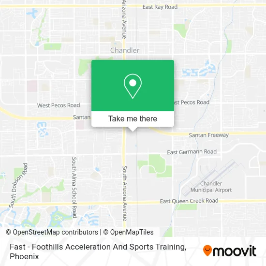 Fast - Foothills Acceleration And Sports Training map