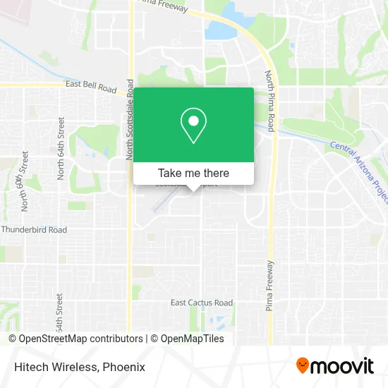 Hitech Wireless map