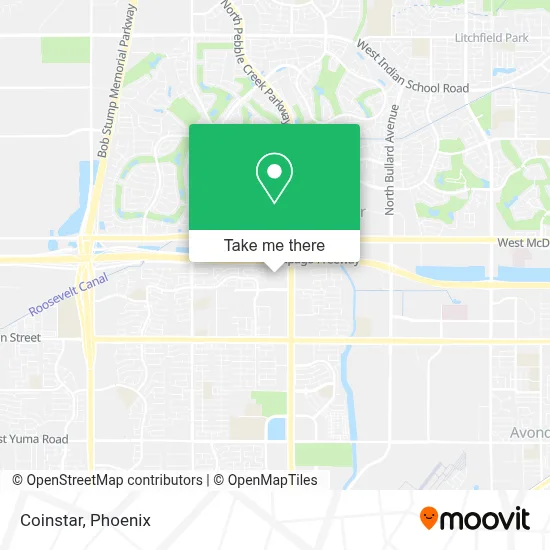 Coinstar map