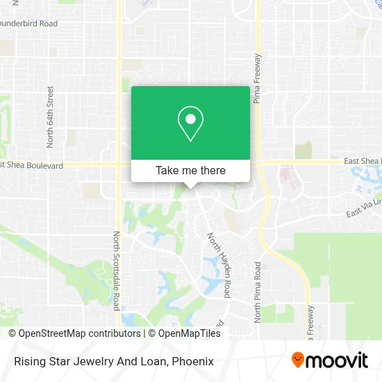 Rising Star Jewelry And Loan map