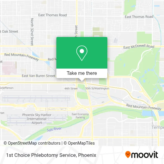 1st Choice Phlebotomy Service map