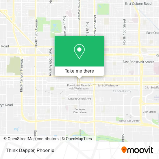 Think Dapper map