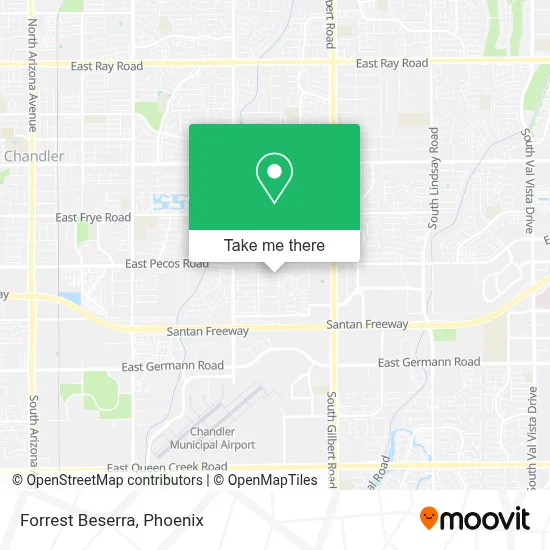 Forrest Beserra map