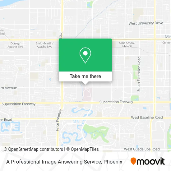 A Professional Image Answering Service map