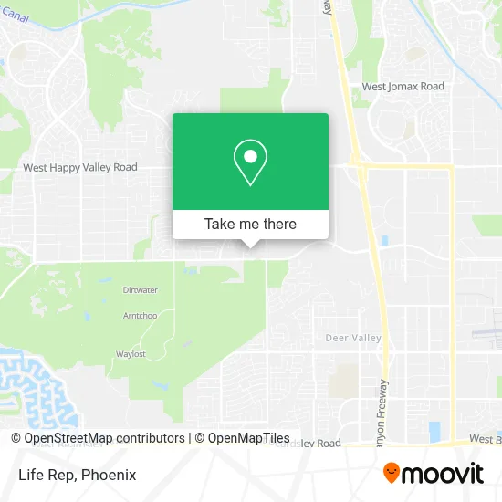 Life Rep map