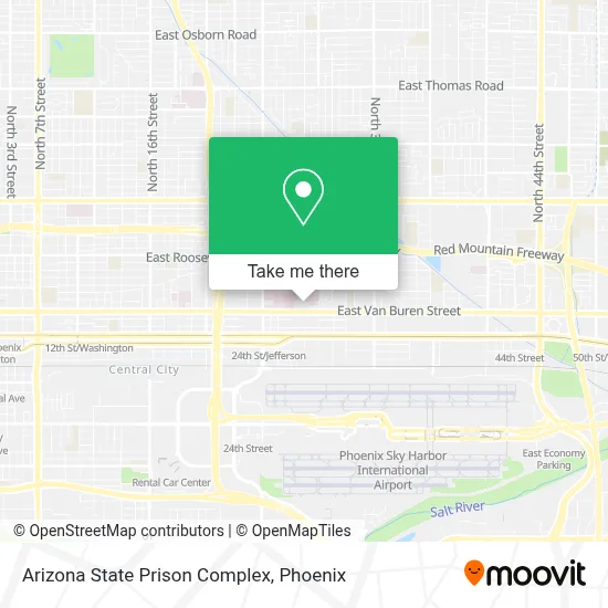 Arizona State Prison Complex map