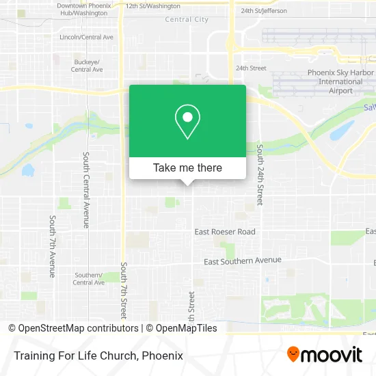 Training For Life Church map