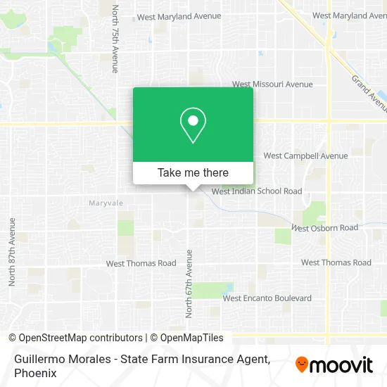 Guillermo Morales - State Farm Insurance Agent map