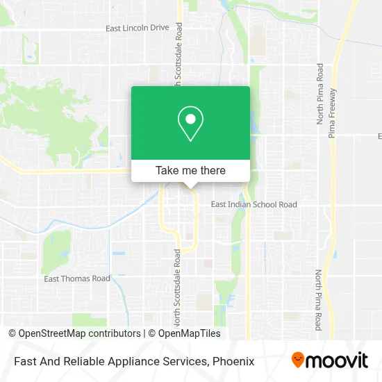 Fast And Reliable Appliance Services map