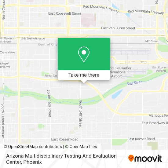 Arizona Multidisciplinary Testing And Evaluation Center map