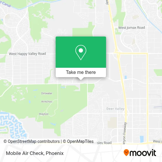 Mobile Air Check map
