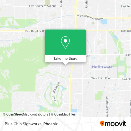 Blue Chip Signworks map