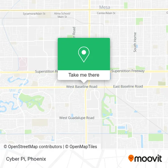 Cyber Pi map