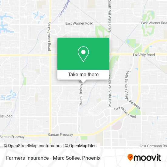 Farmers Insurance - Marc Sollee map