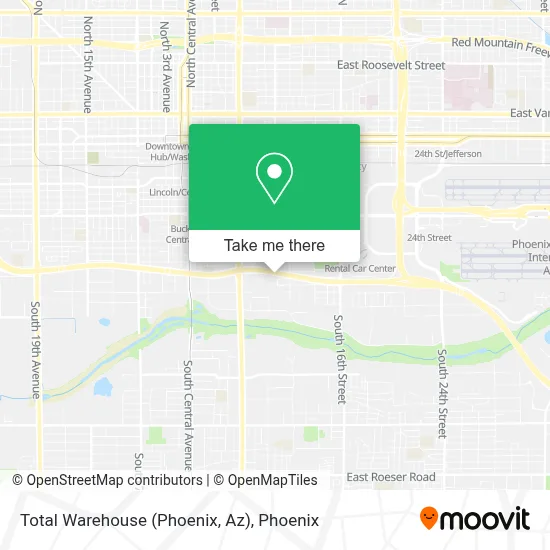 Total Warehouse (Phoenix, Az) map