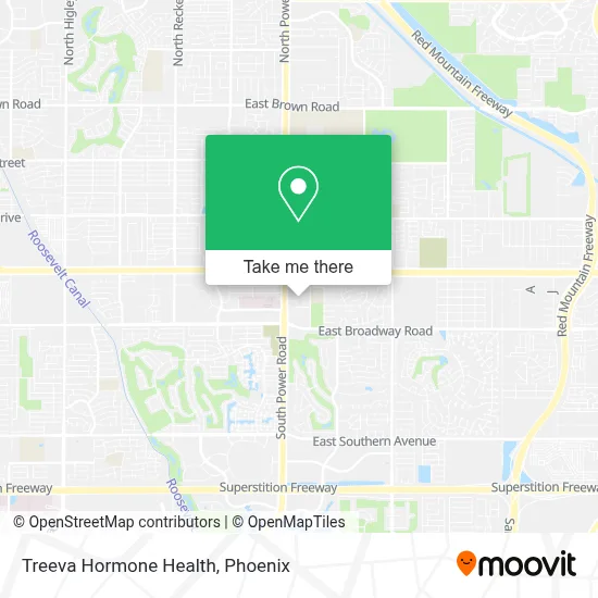 Treeva Hormone Health map