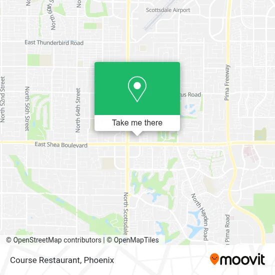 Course Restaurant map