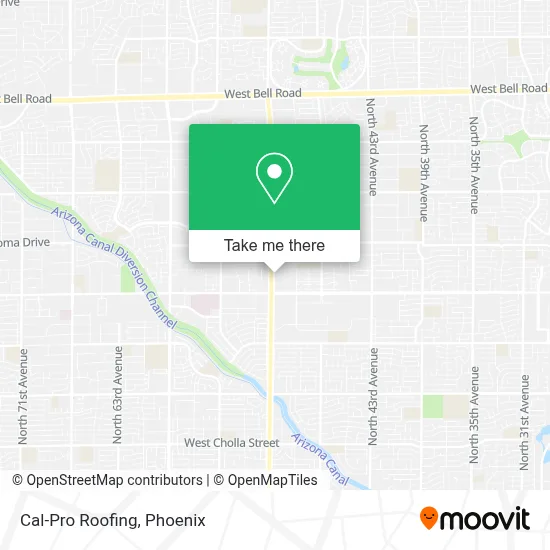 Cal-Pro Roofing map