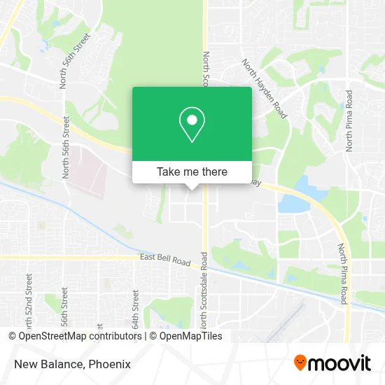 New Balance map