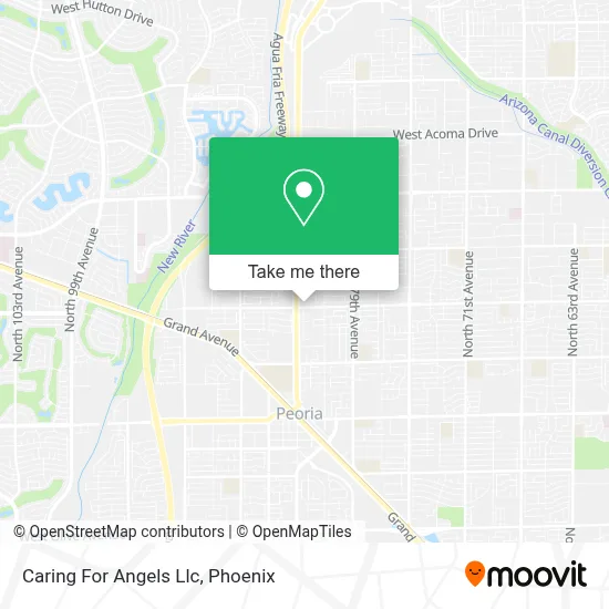 Caring For Angels Llc map