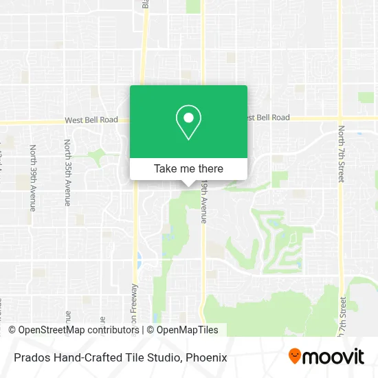 Prados Hand-Crafted Tile Studio map