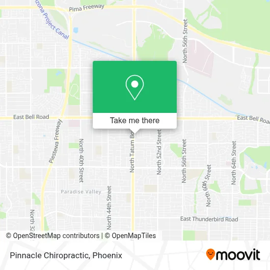 Pinnacle Chiropractic map