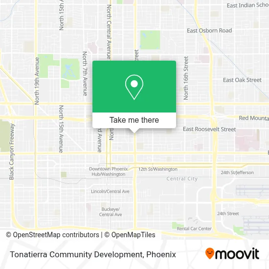 Tonatierra Community Development map