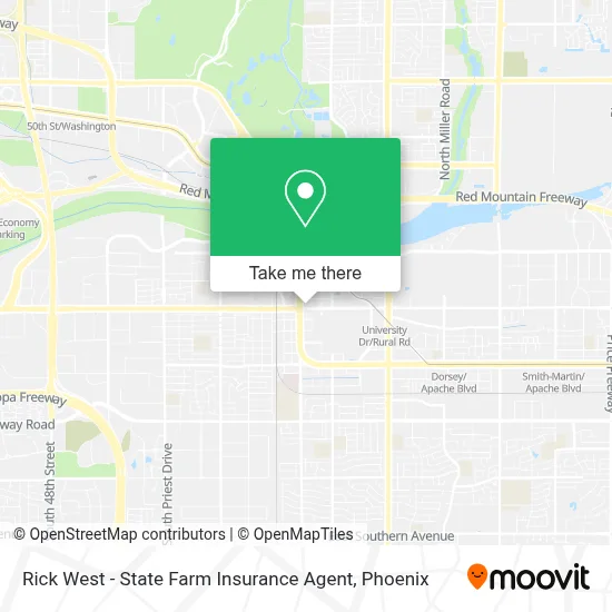 Rick West - State Farm Insurance Agent map