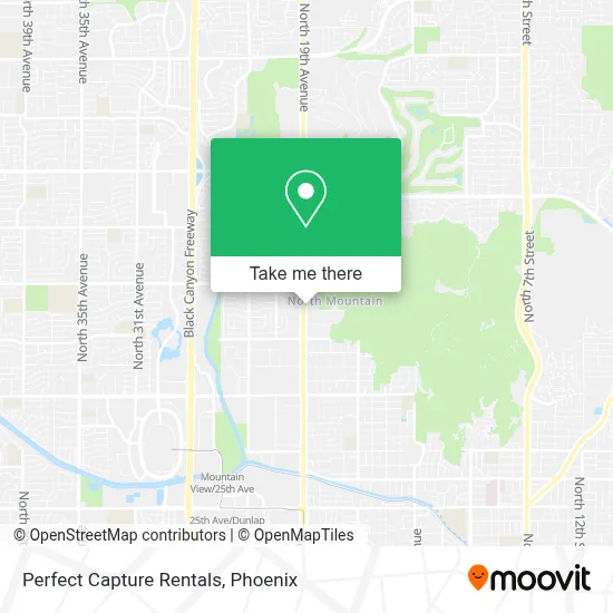 Perfect Capture Rentals map